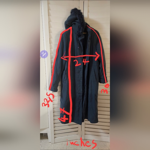 $8 Nuge Collection Long Winter Coat if you buy another item $35 up - Picture 9 of 9